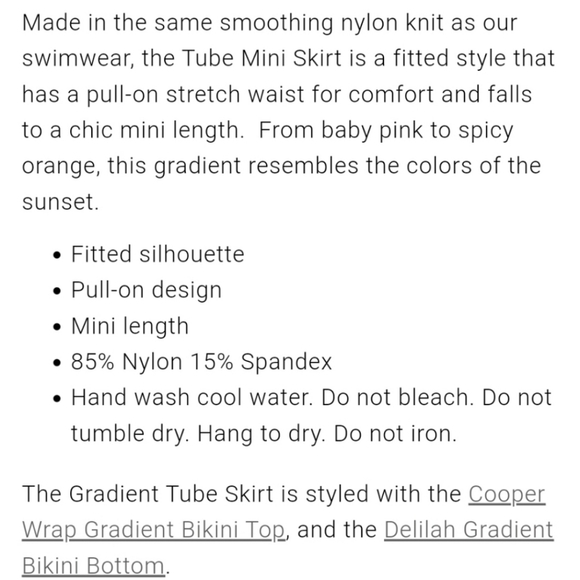 WeWoreWhat swim skirt - Picture 5 of 12